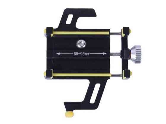 Держатель телефона HFCM-24 (крепление на руль), алюминий, желтый Мукачево