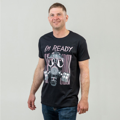 Футболка Sol's Imperial 190 I'm Ready насичений чорний XXL (11500309/86XXL) Вінниця - фото 2