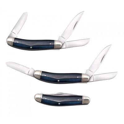 Нож Cold Steel Gentleman's Stockman Blue Bone (CS-FL-GSTKM-B) Винница - изображение 5