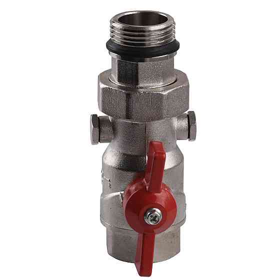 Кран-американка с муфтой под термометр ECO 01G-2 1″ прямой (000008822) Киев