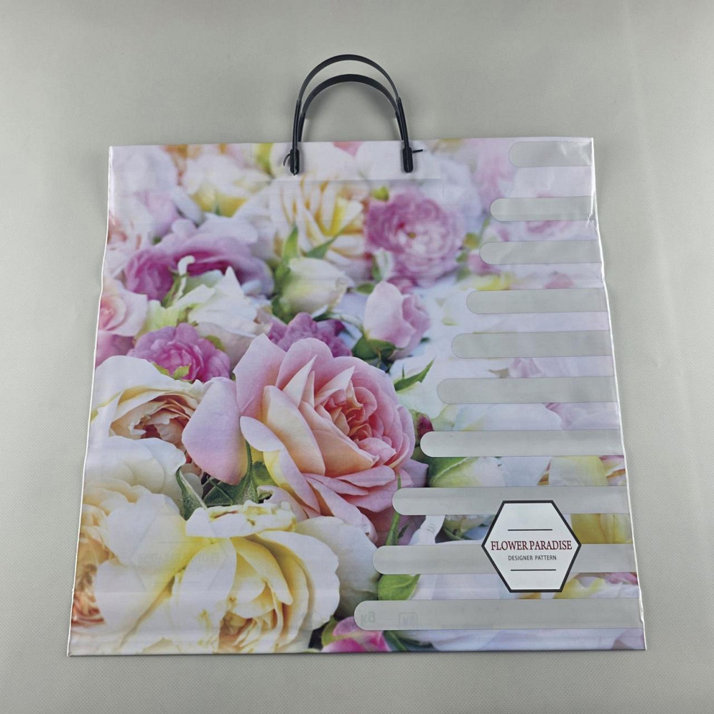 Поліетиленовий пакет (40х40) з пластиковою ручкою "Парадис" (10 шт.) Харків - фото 1