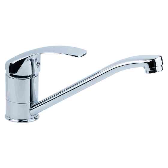 TAU Смеситель s04 Ø40 для кухни гусак прямой 250мм на шпильке TAU SD-2B243C (9804130) Киев