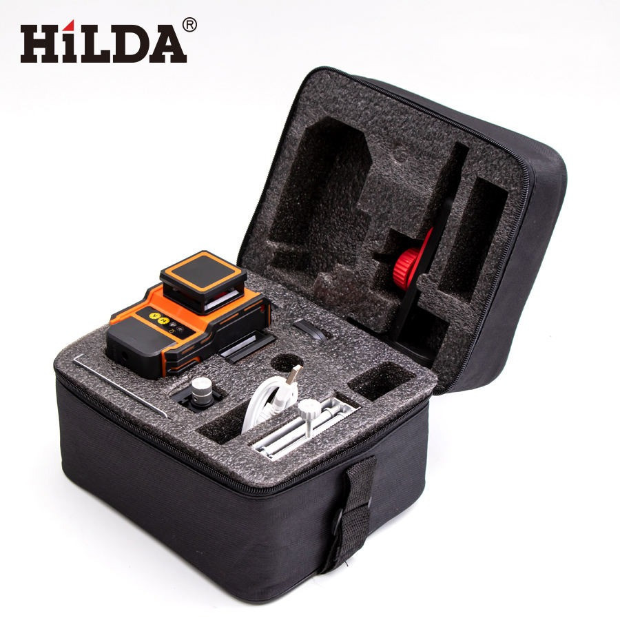 4D лазерний рівень лазерний нівелір рівень лазерний 16-лінійний лазерний рівень самовирівнюється 360 градусів горизонтальний Київ - фото 5