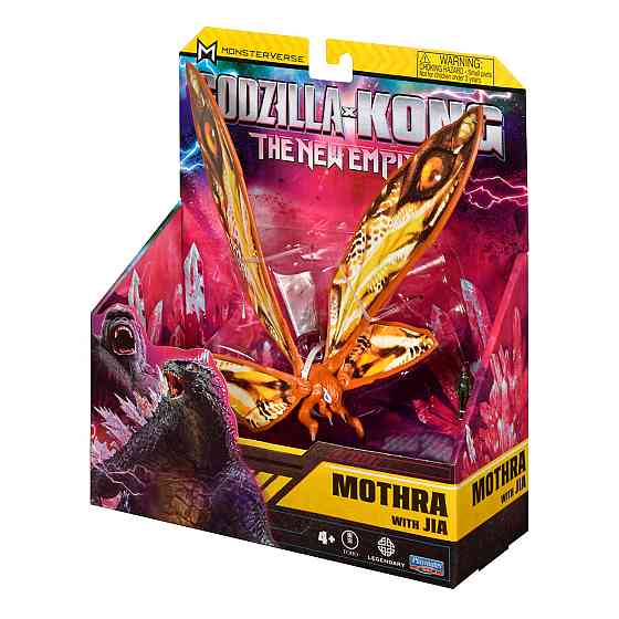 Набір фігурок Godzilla vs. Kong - Мотра з Джією Днепр