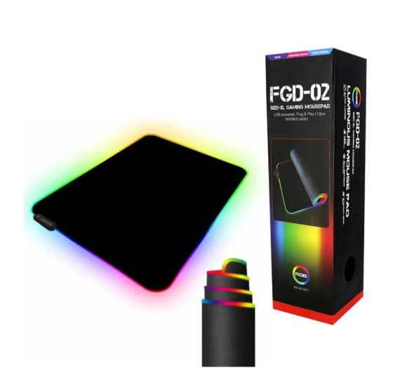 Килимок для миші FGD 02 з RGB-підсвіткою Луцк