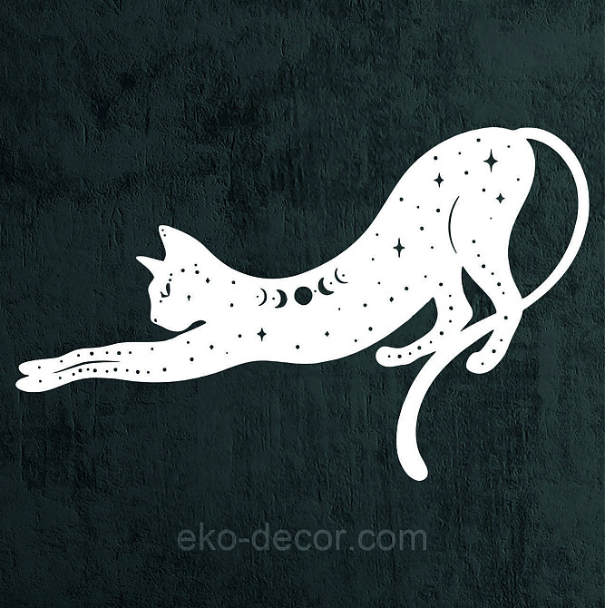 Декоративне настінне 3D Панно «Кіт» Декор на стіну з об'ємом Київ - фото 10