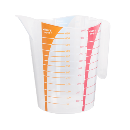 Мірний стакан 1500мл прозорий 169063 Алеана Житомир