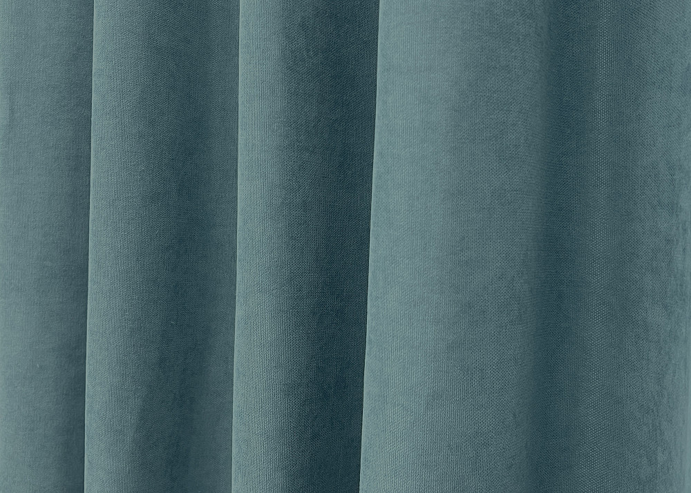 Комплект коротких штор VR-Textil Мікровелюр Petek № 1507ш Сіро-блакитний 130х170 см 2 шт (35-0405) Київ - фото 7