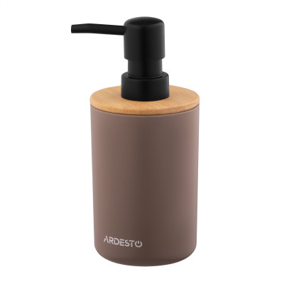 Набор для ванной комнаты Ardesto Minimalism 3 предмета Тауп 360 мл (ARHB3112CB) Вінниця - фото 2