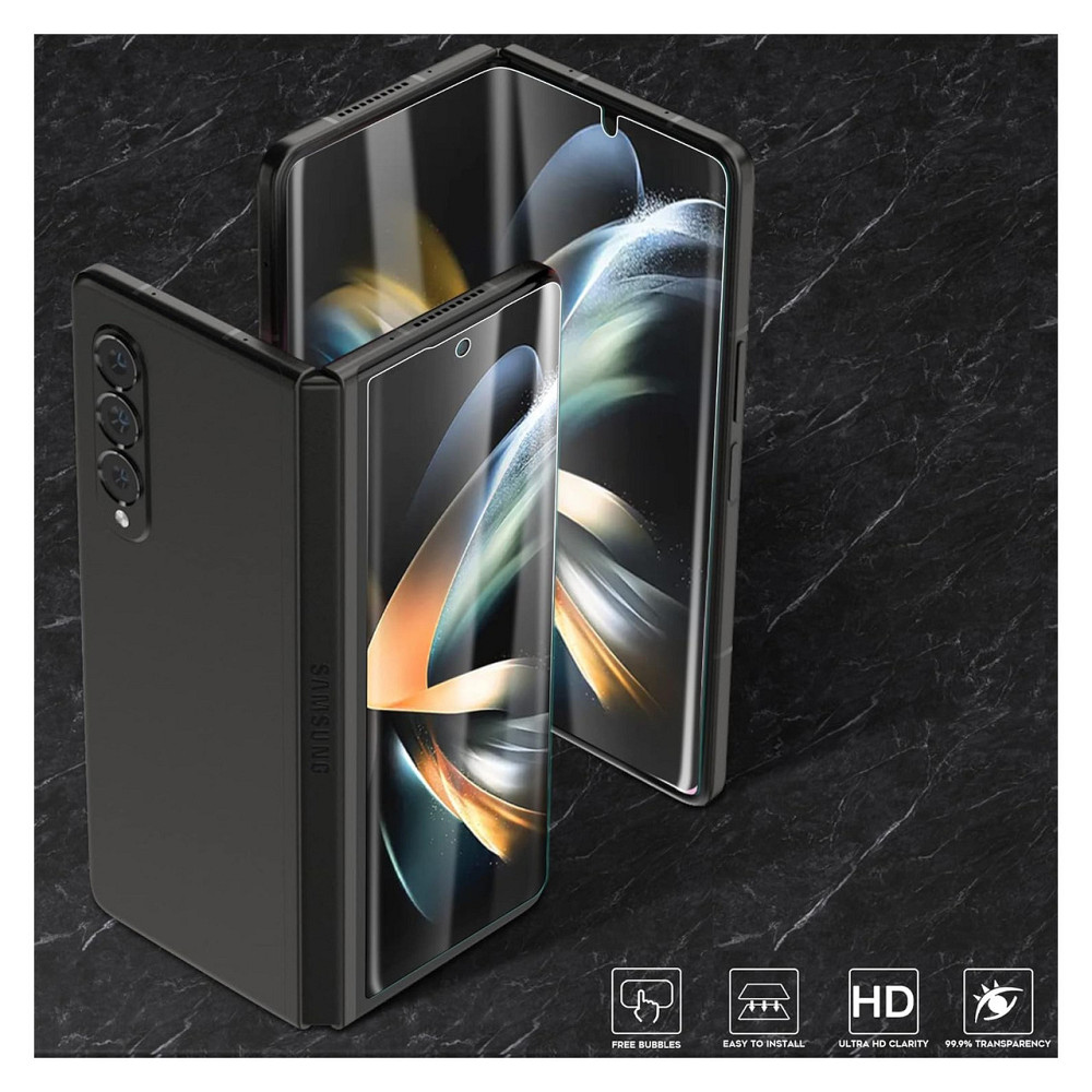 Захисна плівка накладка Orzero для Samsung Galaxy Z Fold 4 5G TPU 4 шт 2 внутрішні 2 зовнішні Антицарапини самовідновна Київ - фото 7