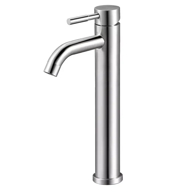 Смеситель для умывальника высокий WEZER EKO11С-01 сатин Киев - изображение 1