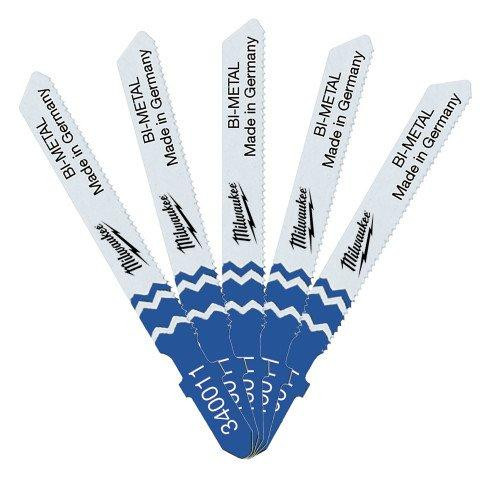 Полотна для лобзика T118AF Bi-Metal MILWAUKEE, 55мм/ крок зуба 1,2, (5шт), (універсальні) Одеса - фото 2