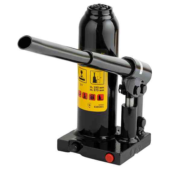 Домкрат гідравлічний пляшковий 3т H 193-373мм SIGMA (6101031) Київ