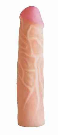 Насадка для страпона тілесна EGZO CIBERSKIN NSTR09 ( 21 см х 4,7 см ) Sex Aura Київ