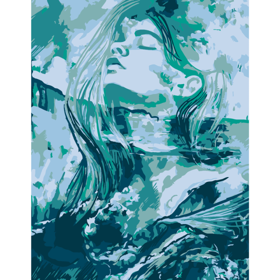 Картина за номерами „Стихія води“ 35×45см в коробці ROSA START Київ