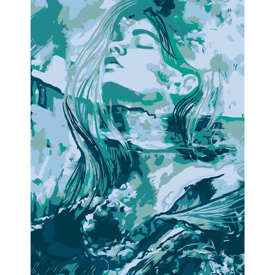 Картина за номерами „Стихія води“ 35×45см в коробці ROSA START Київ - фото 1