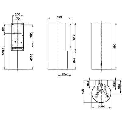 Витяжка кухонна Faber CYLINDRA PLUS WH GLOSS (CYLINDRAPLUSWHGLOSS) Вінниця