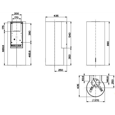 Вытяжка кухонная Faber CYLINDRA PLUS WH GLOSS (CYLINDRAPLUSWHGLOSS) Винница - изображение 3