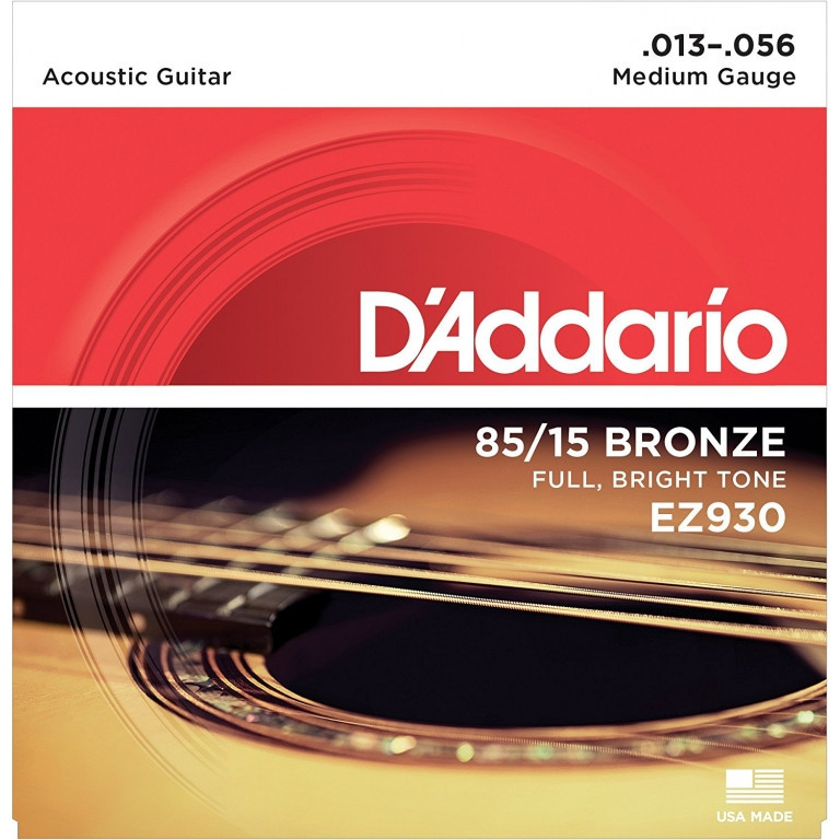 Струны для акустической гитары D'Addario EZ930 Bronze 85/15 Одеса - фото 1