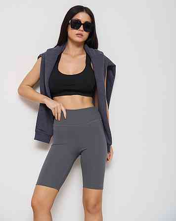 Велосипедки женские в рубчик Nicoletta 10075 L, Графит Киев