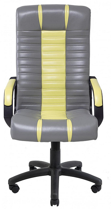 Офісне Крісло Керівника Richman Atlant Lord 21-14 Підлокітник Річ Пластік М1 Tilt Жовто-Сірий Київ - фото 2
