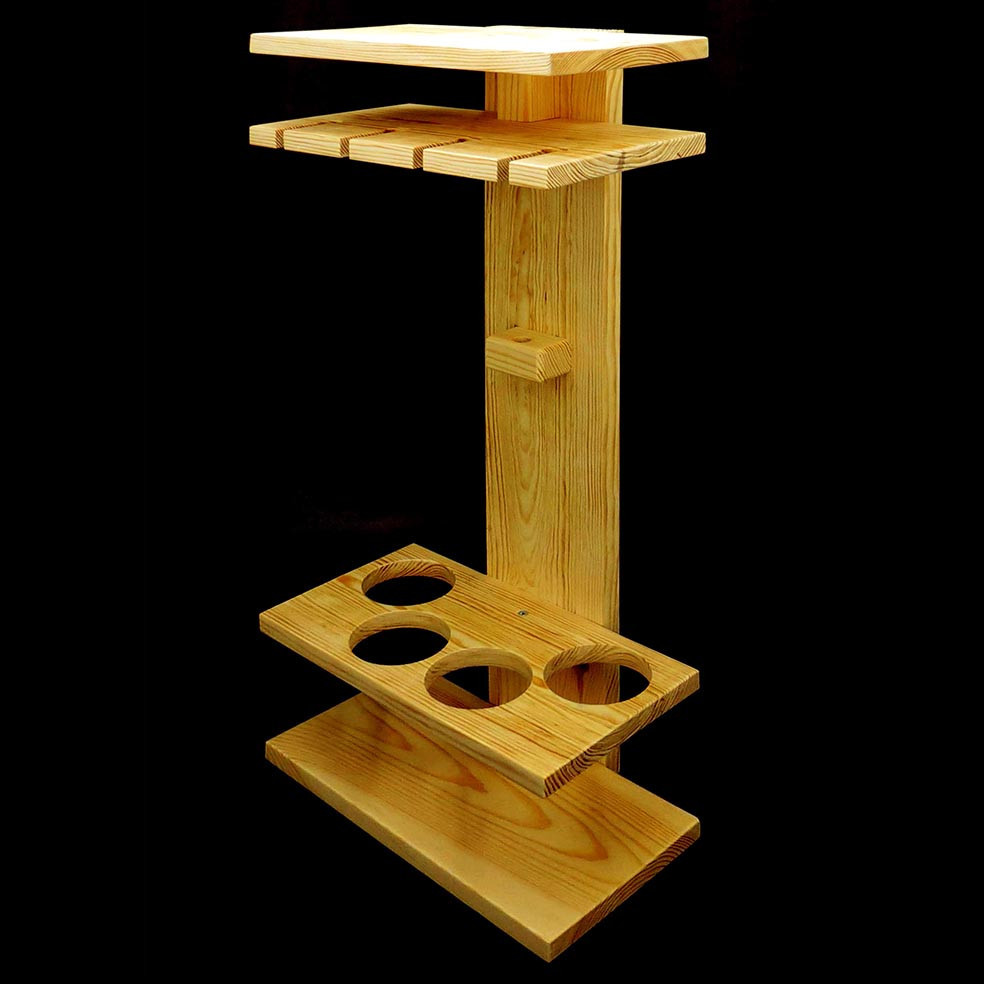 Настенная винная полка 