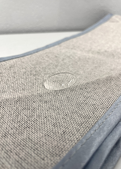 Комплект штор VR-Textil 100% блэкаут ASHEN NIGHT 100х270 2шт и Тюль 400х270 1842ш-1153т пепельный с белым 71-082/2 Киев - изображение 5