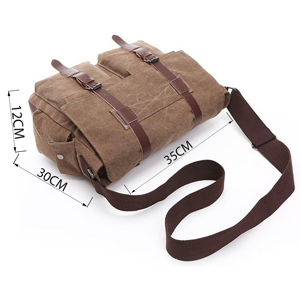 Сумка на плече текстильна Коричнева (Vintage) Київ - фото 7