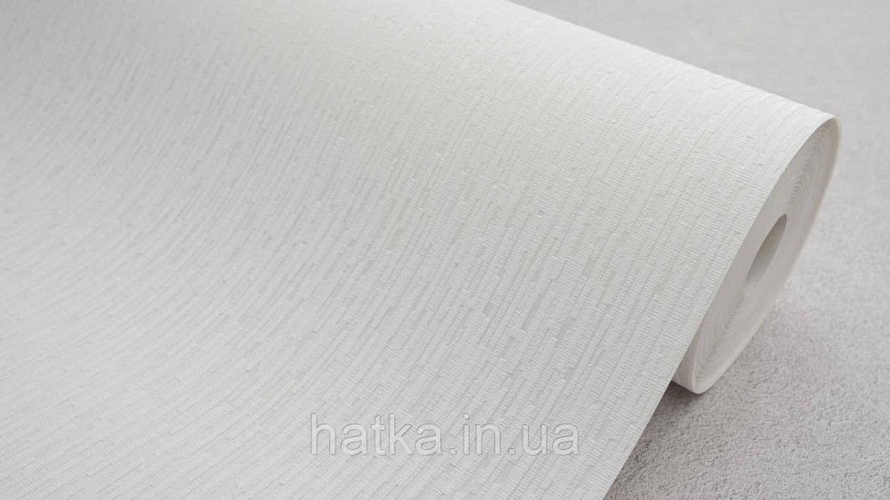 Обои под покраску виниловые на флизелине  Sintra Paint by 1.06x25 м полоски под бамбук белые 689400 Киев - изображение 1