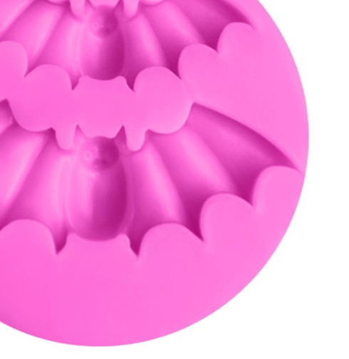 Молд силіконовий Кажани 58 мм рожевий Київ - фото 2