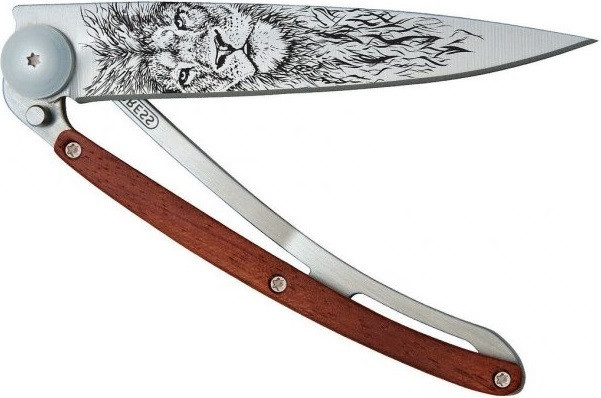 Универсальный Складной Нож с лазерной гравировкой Льва Deejo 