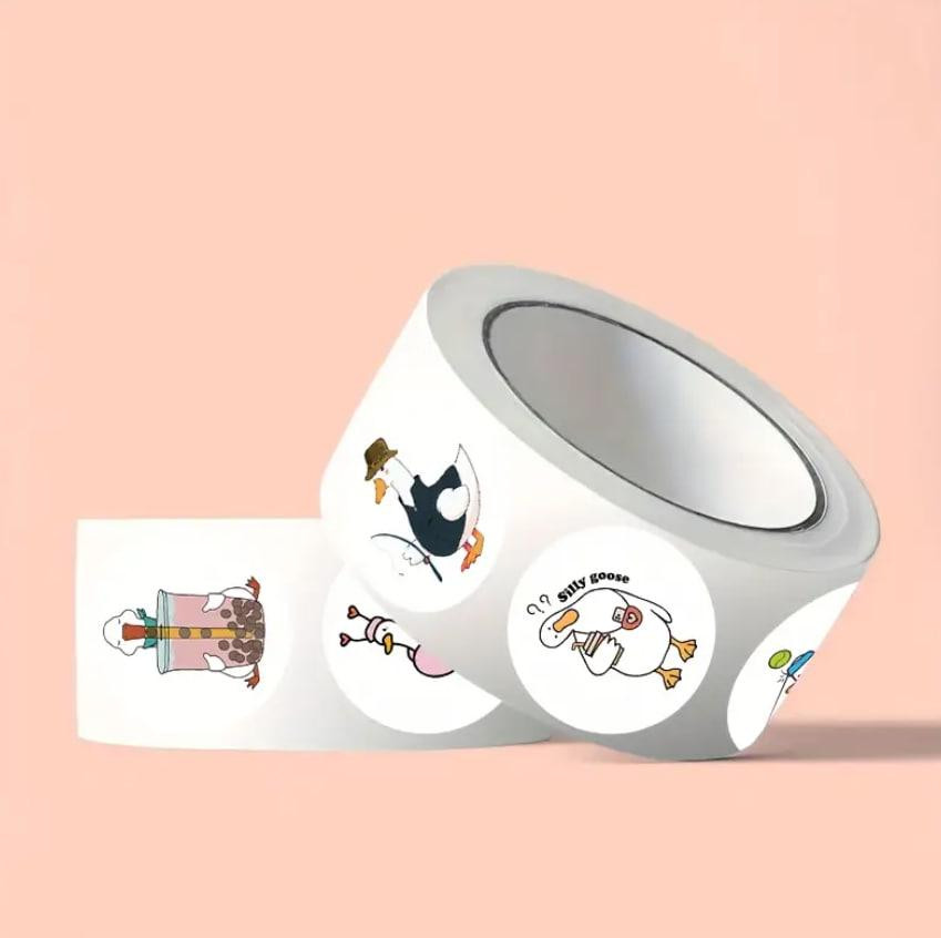 Набор наклеек (стикеров) Смешной Гусь (500 шт.), стикерпак Гусь Киев - изображение 2