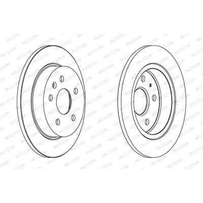 Тормозной диск FERODO DDF1804C Винница