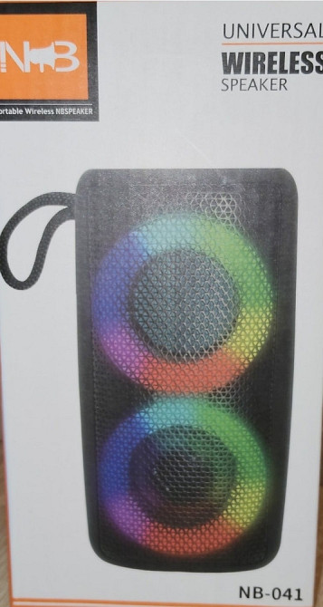 Мощная блютуз колонка с подсветкой и FM радио. Харків - фото 1