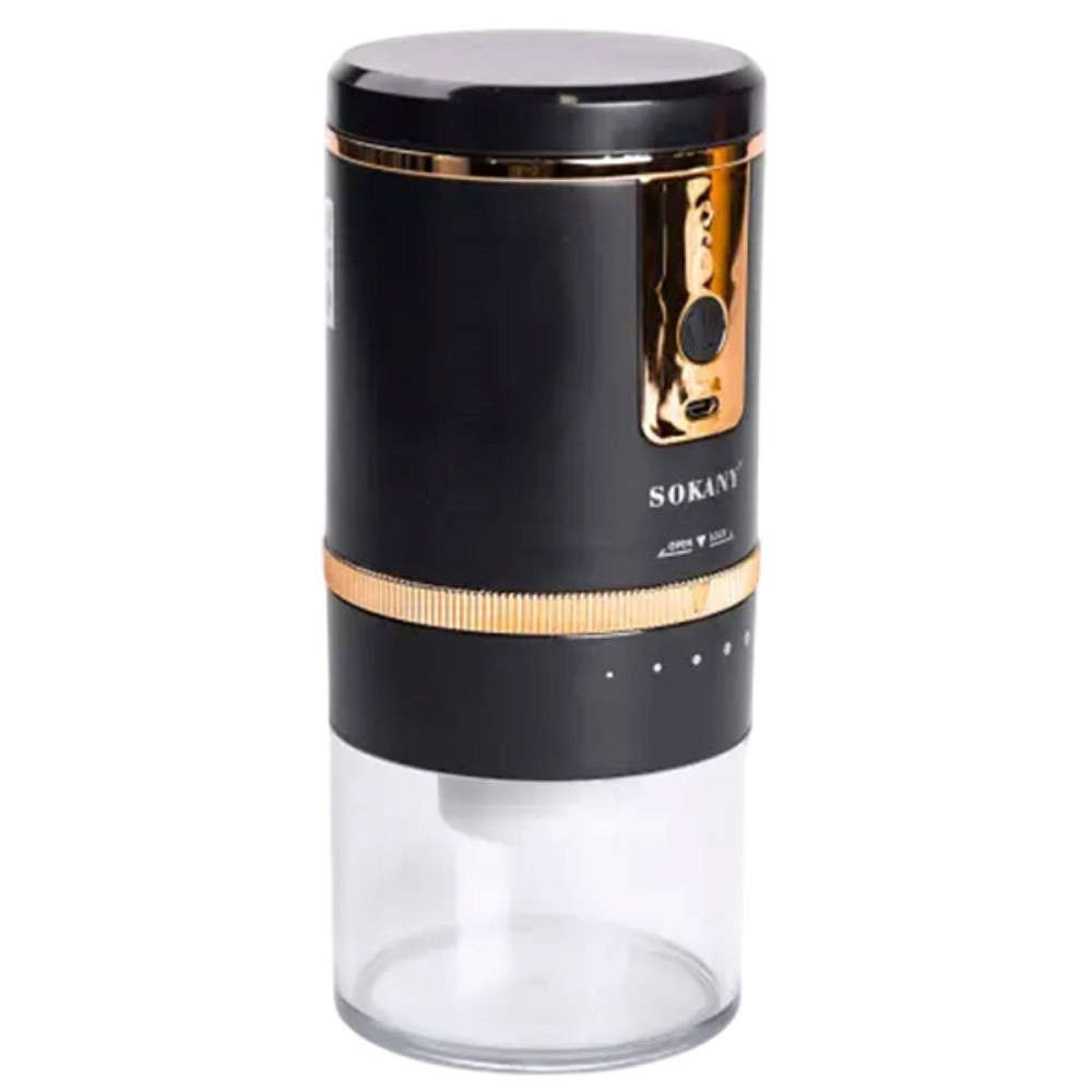 Кавомолка акумуляторна 1200 mAh USB автоматична 250 мл для дрібного помолу Sokany SK-04026 Коломыя - изображение 2