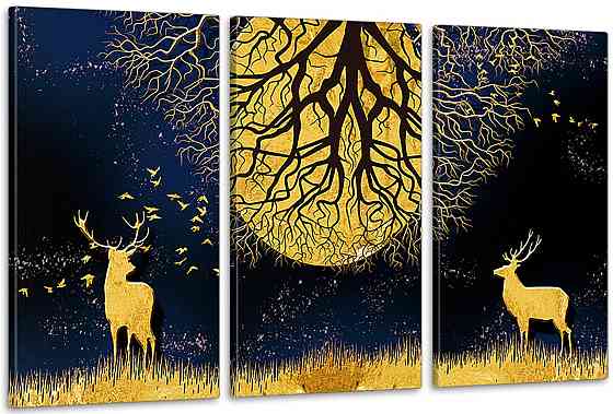 Модульна картина у вітальню/ спальню  Природа Лісу    ART-126_3A Київ