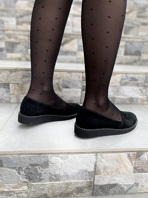 BOGATKO Балетки жіночі BOGATKO 8131 чорні (весна-осінь, замша натуральна) (3542) лише 37р.39р. Коломыя - изображение 6