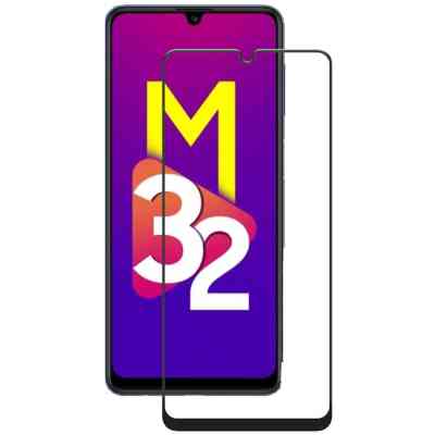 Стекло защитное ACCLAB Full Glue Samsung M32 Black (1283126513787) Винница