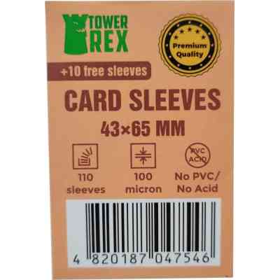 Протектор для карт Tower Rex 43 х 65 мм, 100 мкм, Mini Chimera, 110 шт. (PREMIUM) (6249) Винница