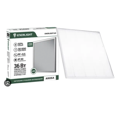 LED Світильник стельовий 36W 4000К AROSA36SMD80N Enerlight Житомир - изображение 1