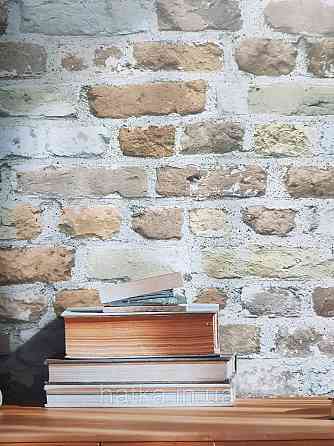 Обои виниловые на флизелине AS creation The Bos 0.53х10 под кирпич бежевые коричневые серые Киев