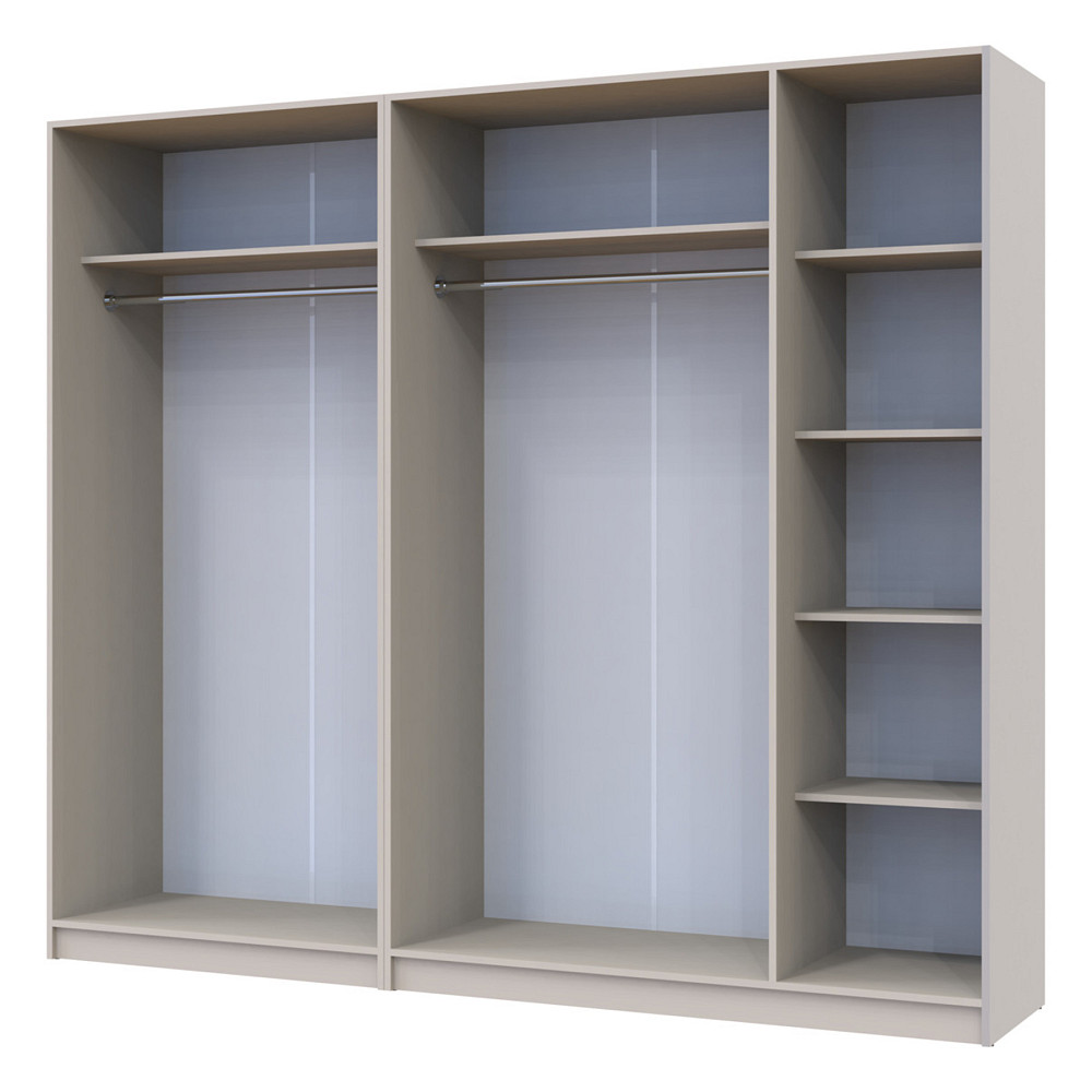 Комплект шаф для одягу Doros Промо (2 шт.) 225х48х204 см Кашемір (DRS-011212) Дніпро - фото 5