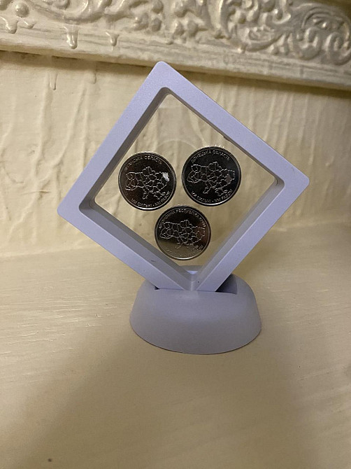 🔥 Колекційний набір памʼятних монет НБУ «Ми сильні. Ми разом» 🇺🇦  Комплект у стильній рамці | Київ - фото 1