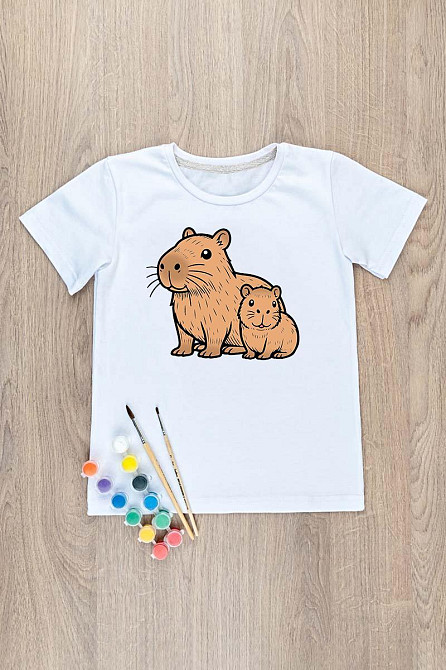 Футболка-розмальовка дитяча HELLO KITTY Юрма Одяг Київ - фото 1