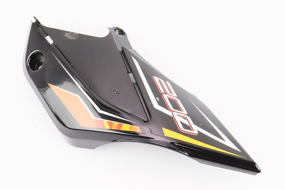 X-Road Light 200-250 пластик - бічний передній правий, ЧОРНИЙ з помаранчевим малюнком Київ - фото 1