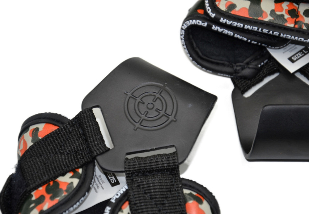 Гаки для тяги на зап'ястя Power System PS-3370 Hooks Camo Black/Red XL Луцьк - фото 7
