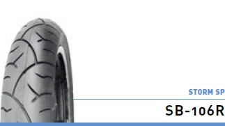 Шина мотоцикл 110/80-18 TL SB-106 Мукачево - фото 1