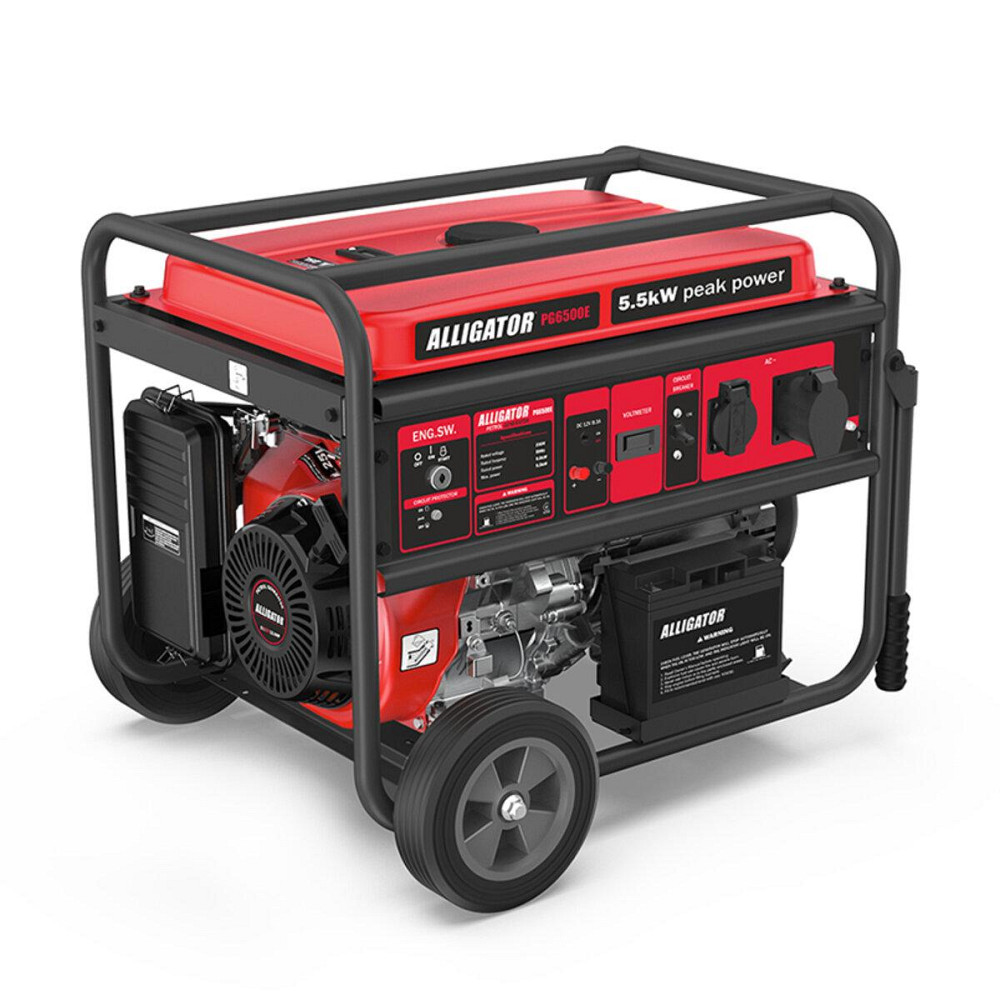 Генератор Alligator бензиновый 5,5кВт (ном 5,0кВт) с электростартером Киев - изображение 1