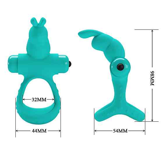 Віброкільце PRETTY LOVE Powerful ring, 10 vibration functions Sex Aura Київ