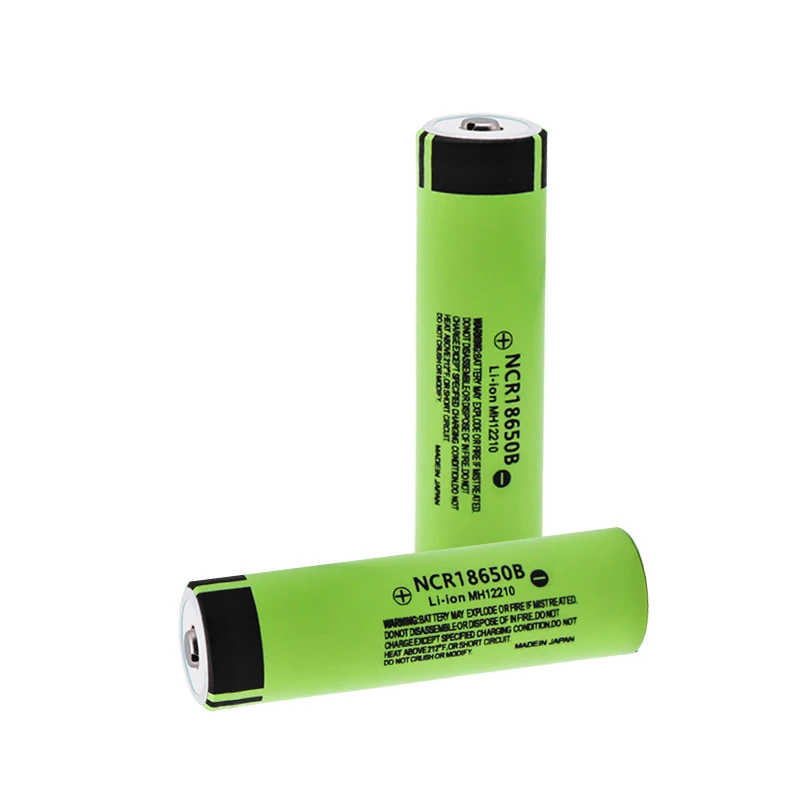 Защищенный Li-Ion аккумулятор Panasonic NCR18650B 3400 mAh (Зеленый) Винница - изображение 5